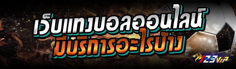 เว็บแทงบอลออนไลน์ มีบริการอะไรบ้าง